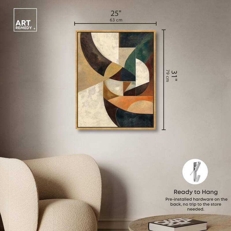 Intersecting Planes Canvas by Art Remedy