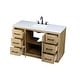 preview thumbnail 11 of 9, Elegant Lighting VF29054 Chase 54" Free Standing Single Basin Vanity