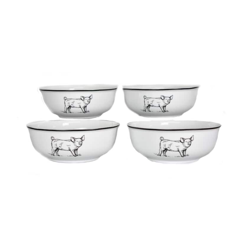 Omniware Set of 4 Country Farm Salad Bowls