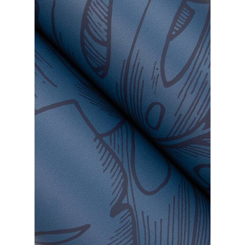 Scott Living Borneo Indigo Peel and Stick Wallpaper