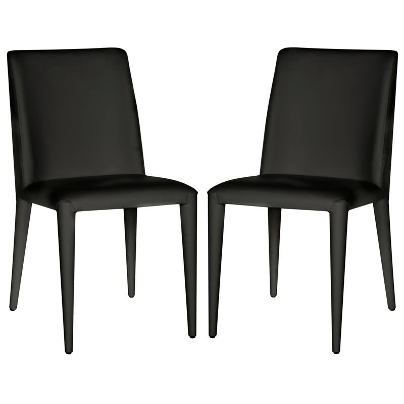 SAFAVIEH Shirlee Mid-Century Dining White Dining Chair (Set of 2) - 22.5" x 17.4" x 33.5" - 23Wx17Dx34H