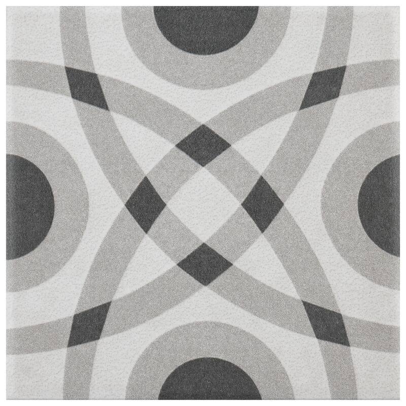 Merola Tile Twenties Mini Circle 3-7/8" x 3-7/8" Ceramic Floor and Wall Tile