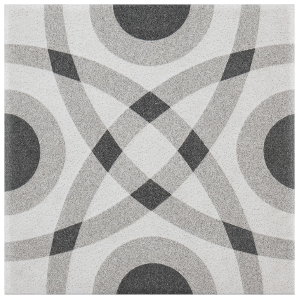 Merola Tile Twenties Mini Circle 3-7/8" x 3-7/8" Ceramic Floor and Wall Tile