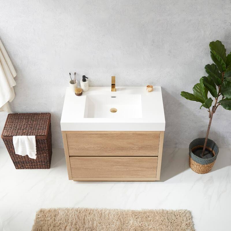 Miseno MV703036-NM Huesca 36" Free Standing Single Basin Vanity Set