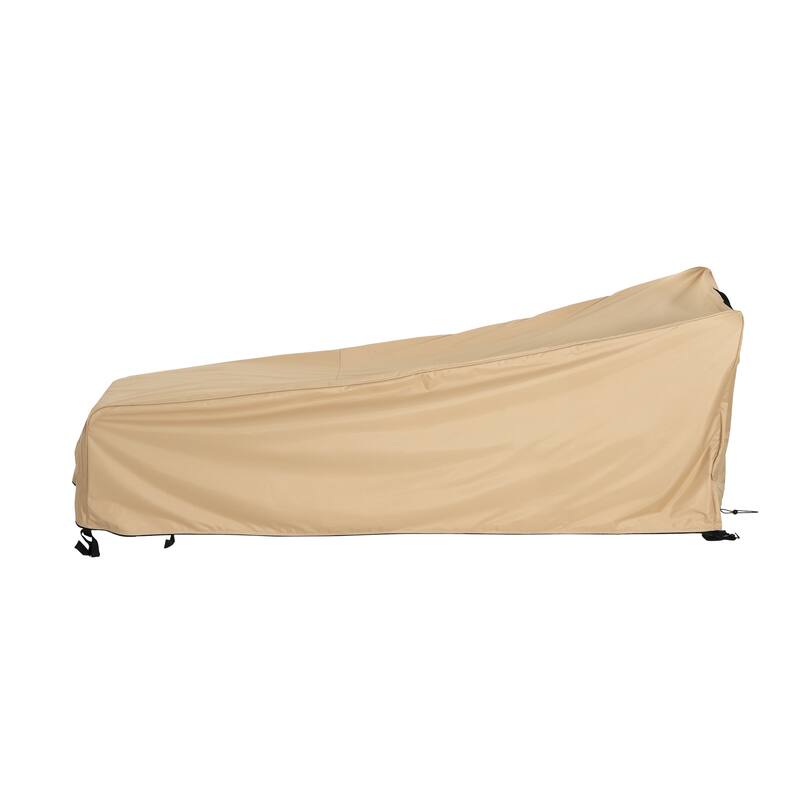 Christopher Knight Home - Shield Outdoor Slope Chaise Lounge Cover with Secure Fit and All-Weather Protection
