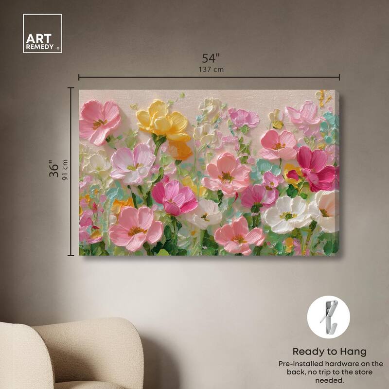 Expressed in Petals I Canvas by Art Remedy, Gallery Wrapped