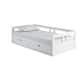 Melody Expandable Twin-to-King Trundle Daybed with 2 Storage Drawers