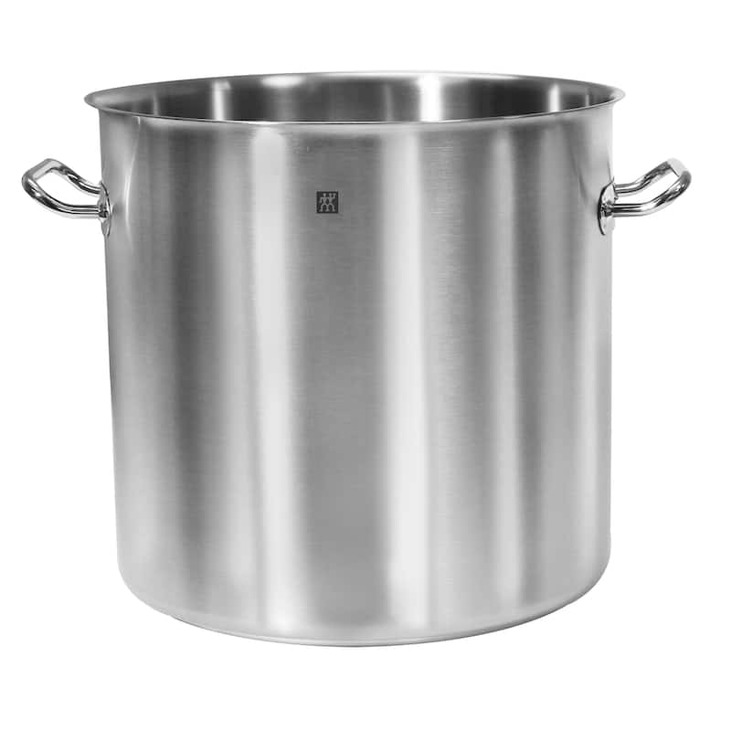 ZWILLING Commercial Stainless Steel Stock Pot without a Lid - 53-qt