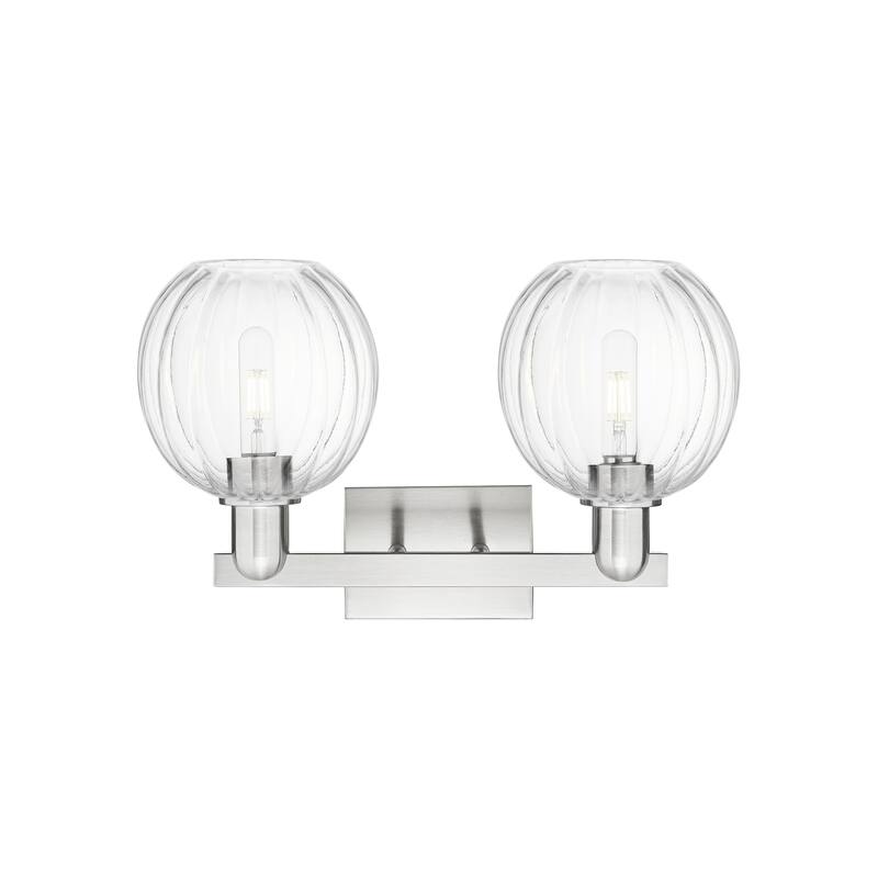Innovations Lighting Downtown Urban - Preston - 2 Light 16" Globe Shade Bath Vanity Light