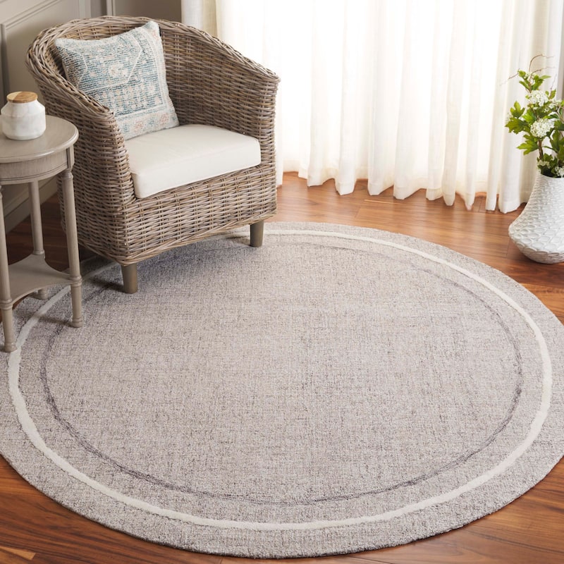 SAFAVIEH Handmade Ebony Mounia Modern & Contemporary Wool Rug