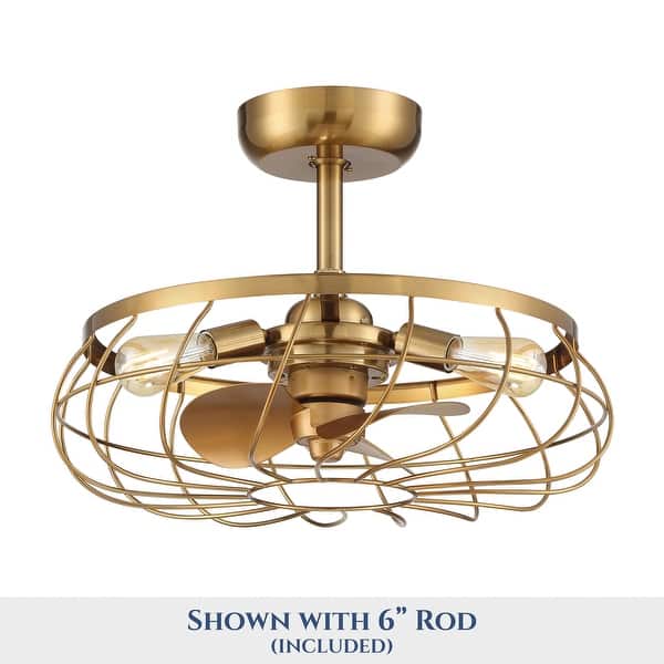 slide 1 of 86, Santiago 21-5/8" Ceiling Fan - Arranmore Lighting & Fans® Ageb Brass