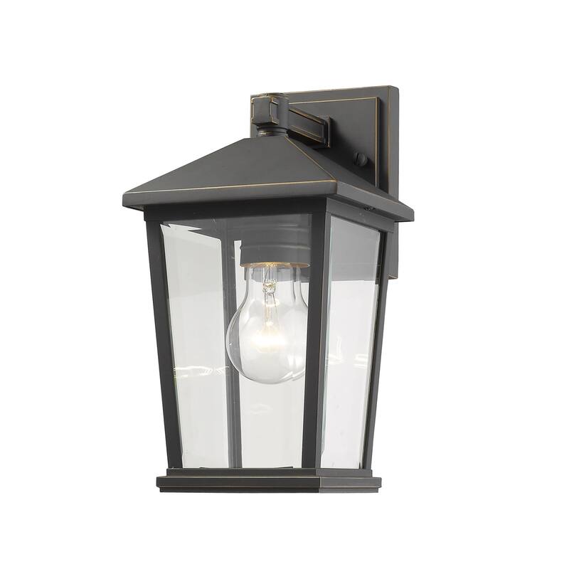 Bellevue Gordon 12" Tall Outdoor Wall Sconce - Oil Rubbed Bronze