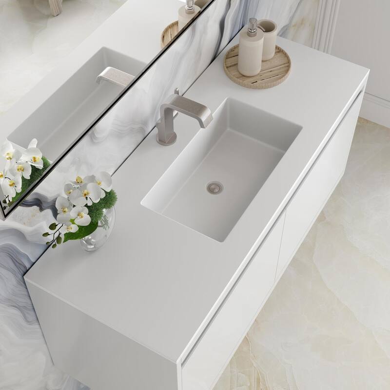 James Martin Vanities 805-V47.3-GW Mantova 48" Wall Mounted Single