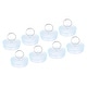 preview thumbnail 1 of 3, Rubber Sink Plug, 8pcs Clear Drain Stopper Fit 1-7/8" to 1-15/16" Drain
