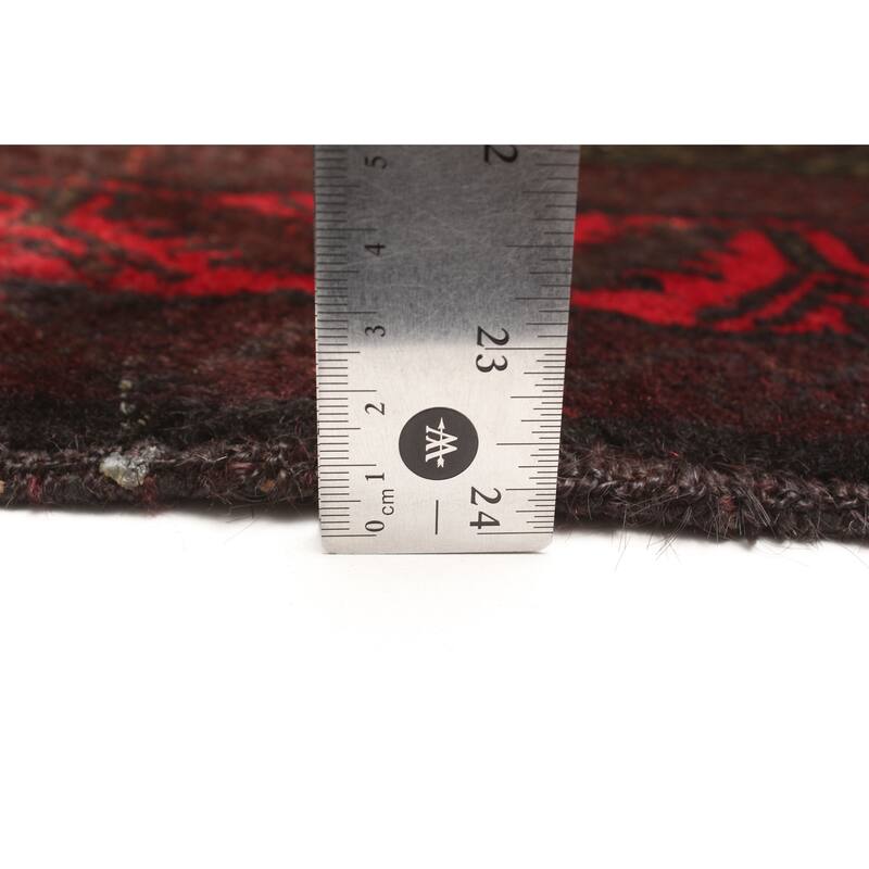 ECARPETGALLERY Hand-knotted Teimani Dark Brown Wool Rug - 3'4 x 6'1