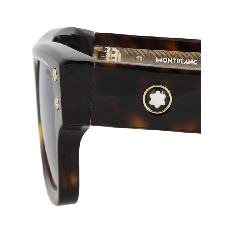 Montblanc Square-Frame Recycled Acetate Sunglasses