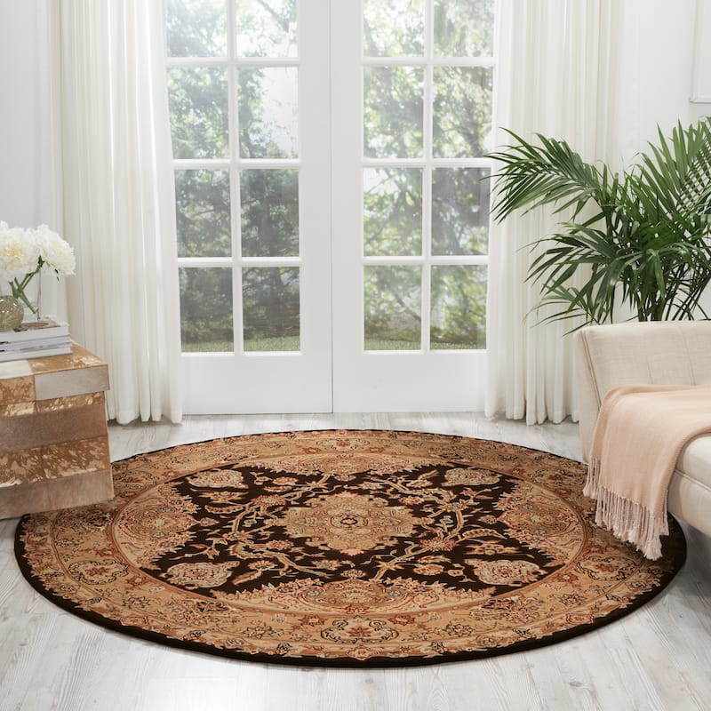Nourison Hand-tufted Traditional Persian Wool Silk Area Rug