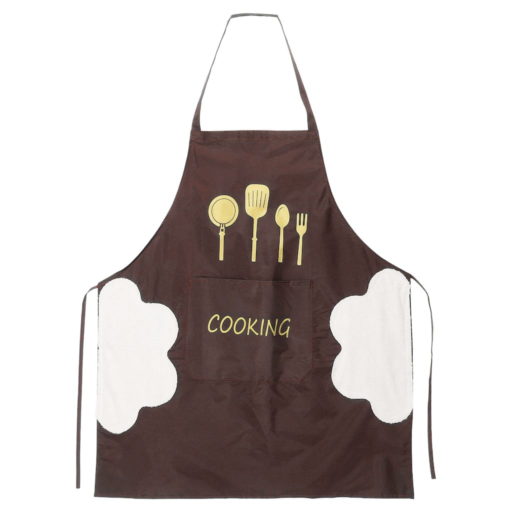 2pcs Bib Apron 72x65cm Unisex Cooking Aprons with Hand Wipe - 28.35" x 25.59"