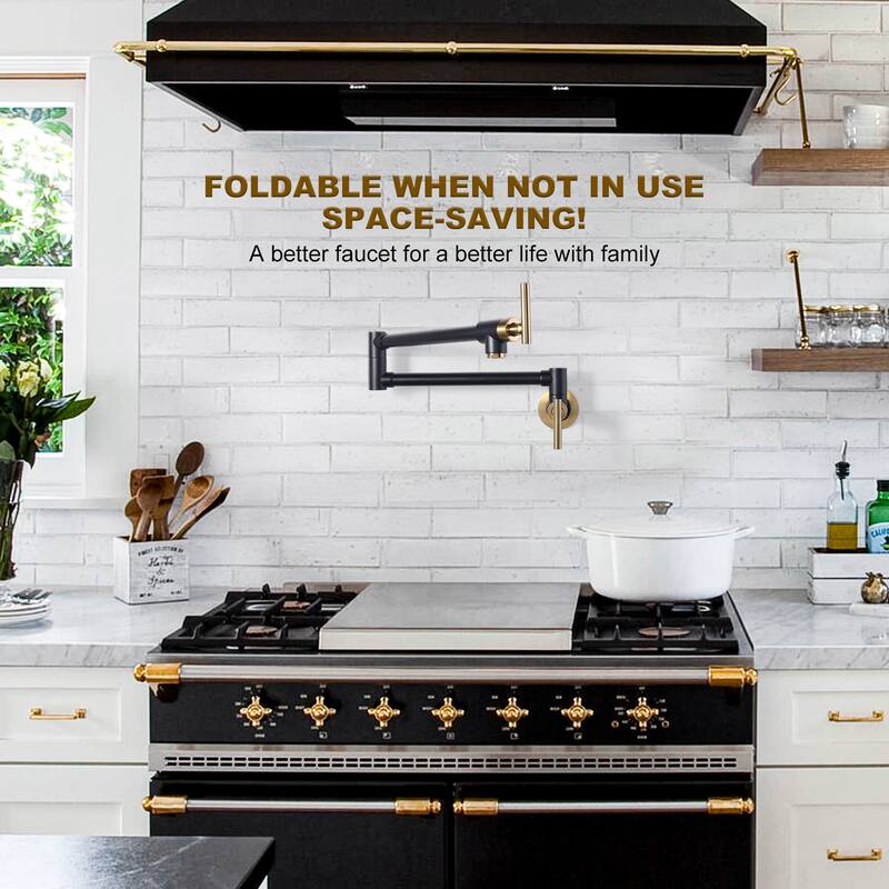 WOWOW Folding Wall Mount Faucets Stretchable