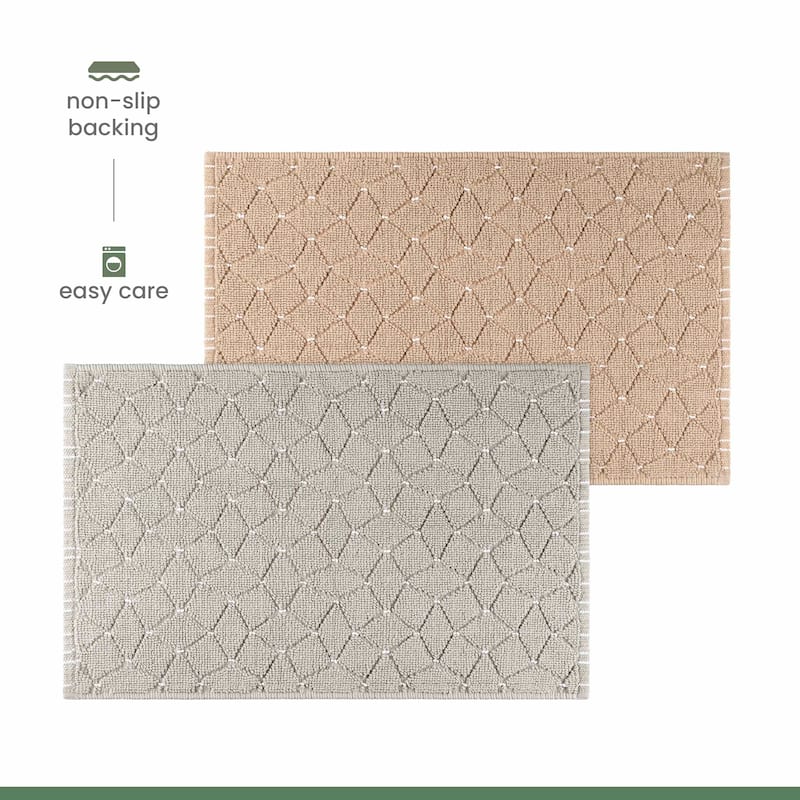 Martex Restore Diamond Geo Bath Rug