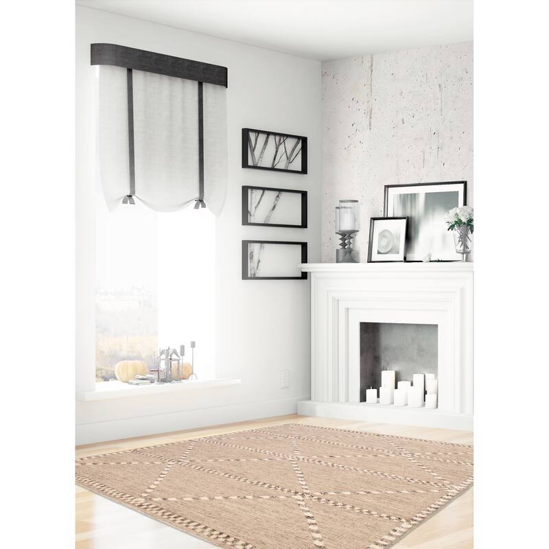 ECARPETGALLERY Hand-knotted Tangier Light Grey Wool Rug - 8'2 x 10'3