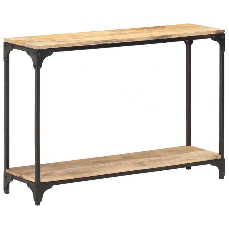 vidaXL Console Table 43.3"x11.8"x29.5" Solid Mango Wood - 43.3" x 11.8" x 29.5"