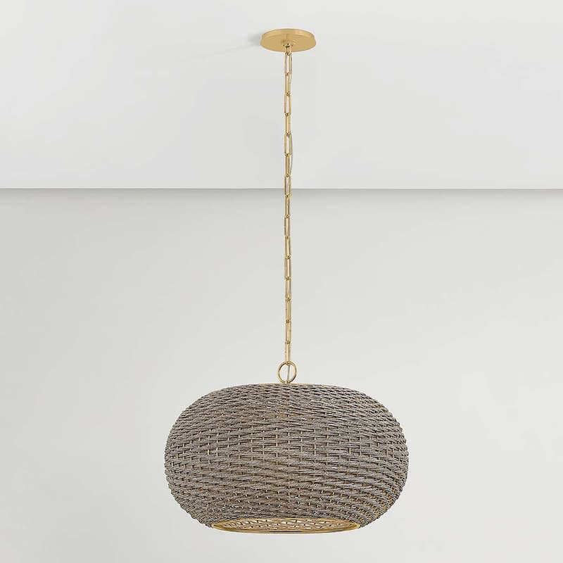 Hudson Valley Lighting 5525 Penarth 24" Wide Pendant with Woven