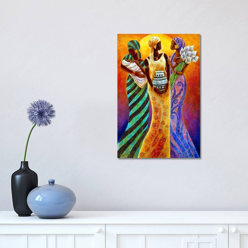 iCanvas "Sisters of The Sun" by Keith Mallett Canvas Print