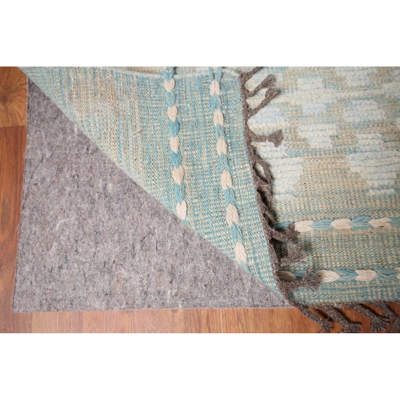 Moroccan Oriental Large Area Rug Handmade Wool Carpet - 12'2" x 16'1"