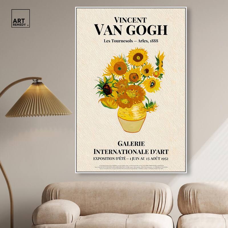 Sunflowers Canvas by Art Remedy