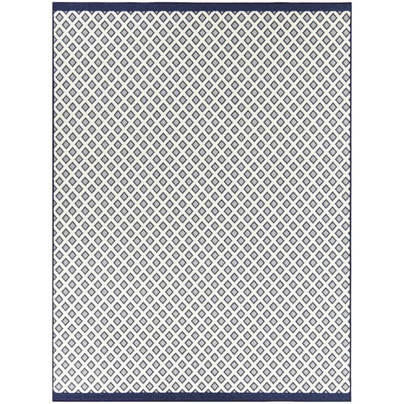 Edgar Diamond Indoor/Outdoor Area Rug