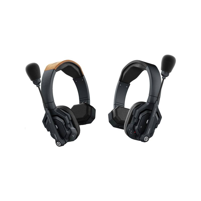 Hollyland Solidcom SE Global 2S 2-Person Full-Duplex Single-Ear Noise Cancellation Wireless Intercom Headset System (2.4 GHz)