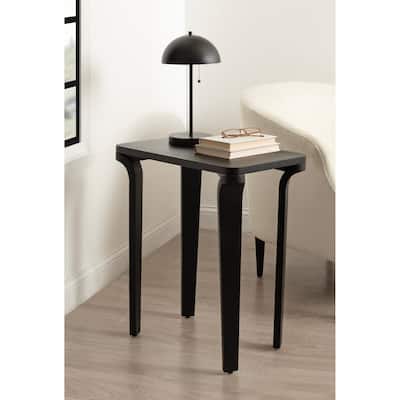 Kate and Laurel Escalon Wood Side Table - 22x14x26