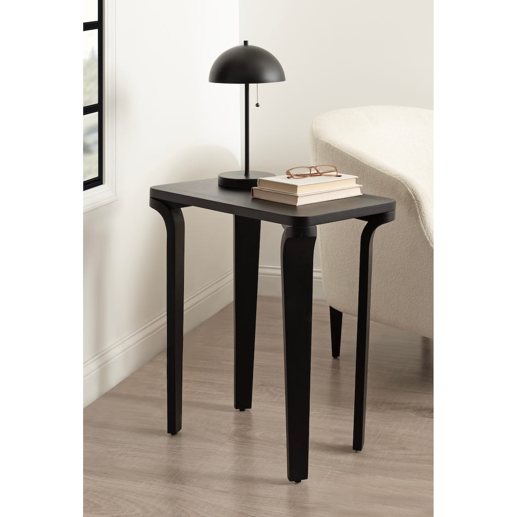 Kate and Laurel Escalon Wood Side Table - 22x14x26