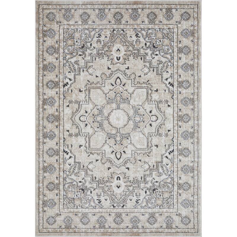 Loomaknoti Kehleigh Avalie Cream Area Rug - 2' x 6'7"