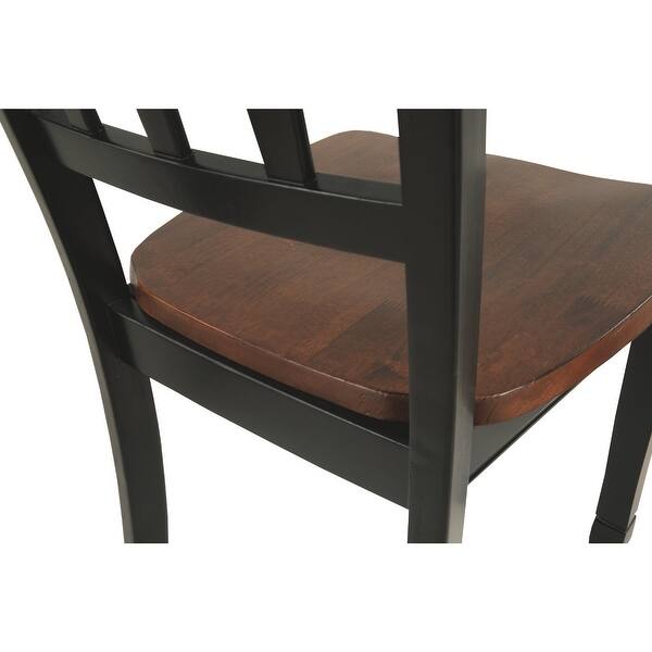 Signature Design by Ashley Owingsville Brown and Black Dining Chairs