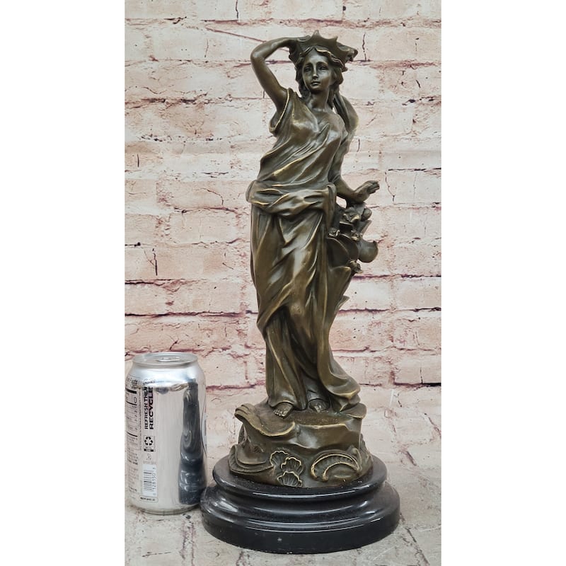 Venus Aphrodite Female Figure Greek Roman Mythology Original Art Bronze Sculpture