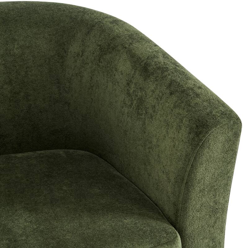 Christopher Knight Home - Halo Modern Swivel Upholstered Barrel Chair with Wooden Base
