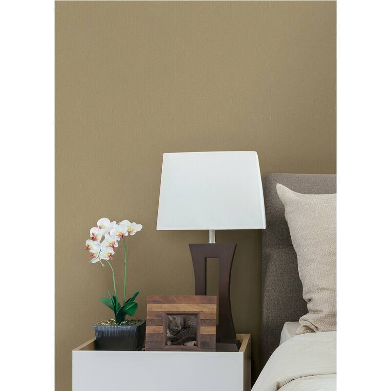 Advantage Melvin Gold Stria Wallpaper