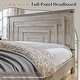 preview thumbnail 43 of 53, Farmhouse Wood Bed Frame with 54" Tall Headboard, 2 Large Drawers