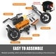 preview thumbnail 4 of 7, Orange Aluminium Alloy Children's outdoor off-road electric bicycle No battery Electric bicycle that can be Pedalled