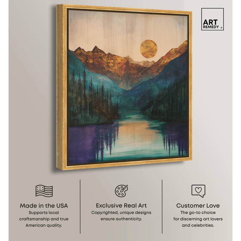 Secrets of the Lake Canvas by Art Remedy