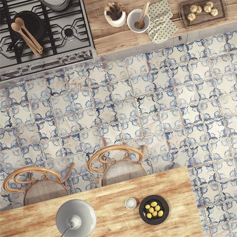 Merola Tile Artisan Oldker 13" x 13" Ceramic Floor and Wall Tile