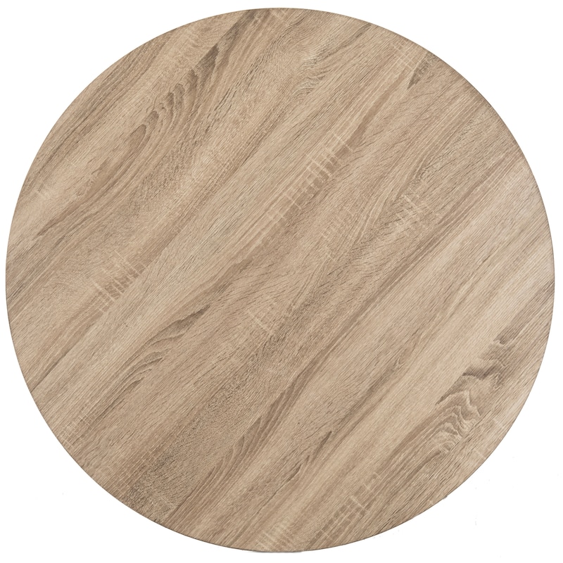 SAFAVIEH Mid-Century Modern Maris Light Grey/Black Coffee Table - 34"W x 34"D x 14"H