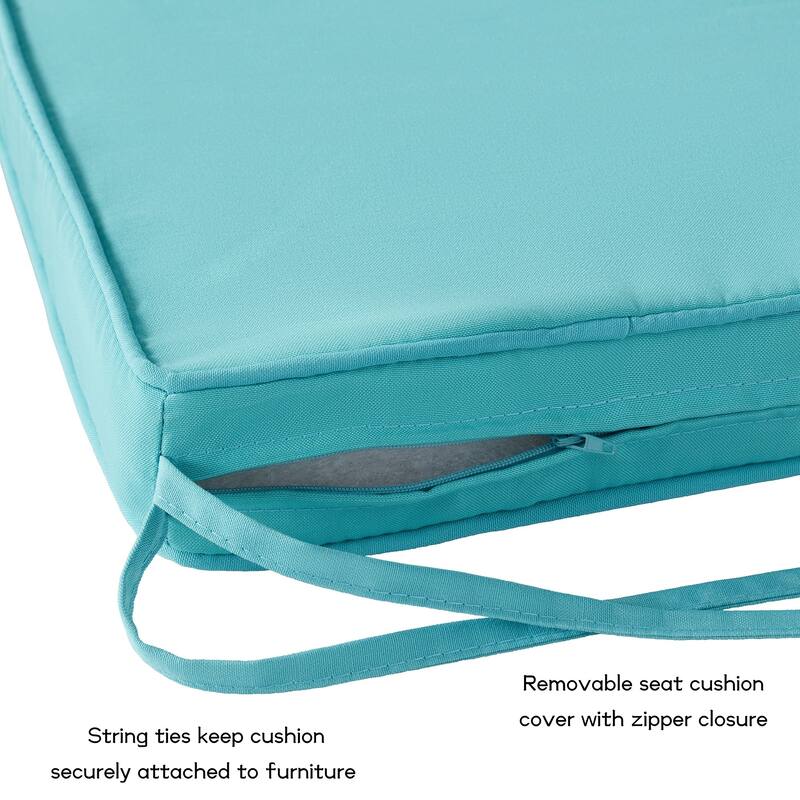 Greendale Home Fashions 18-Inch Square Outdoor Chair Pad (4-Pack)