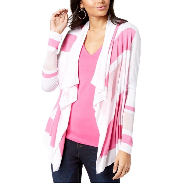 womens colour block cardigan