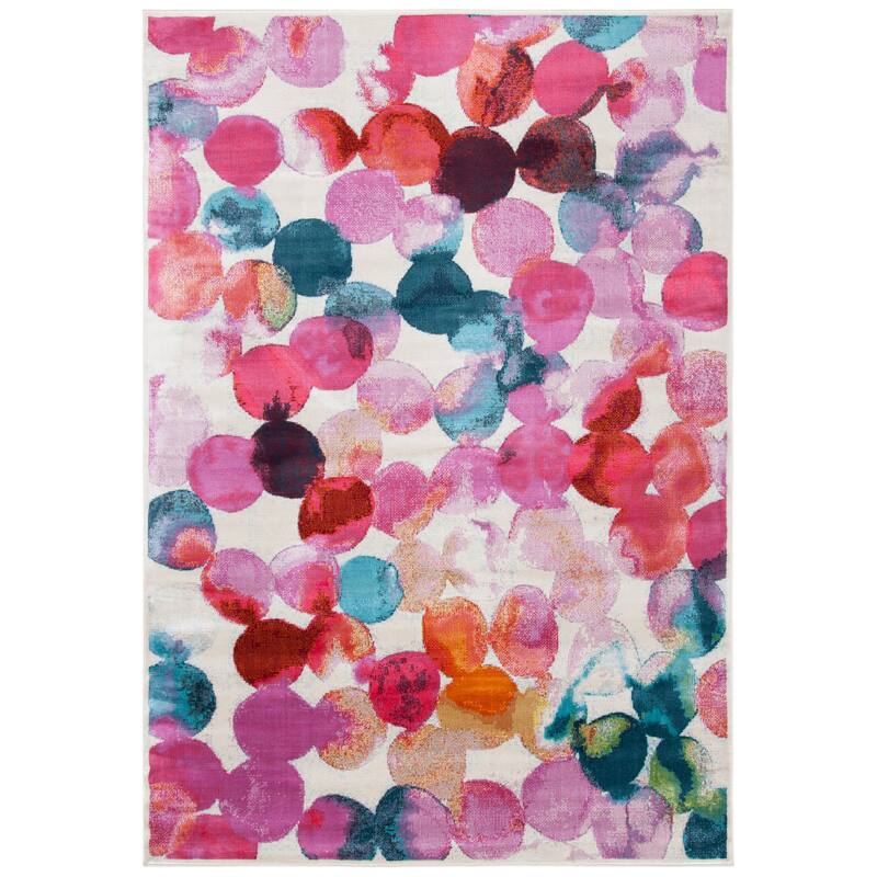 SAFAVIEH Lillian Jacque Watercolor Rug - 8' x 10' - Rose/Light Blue