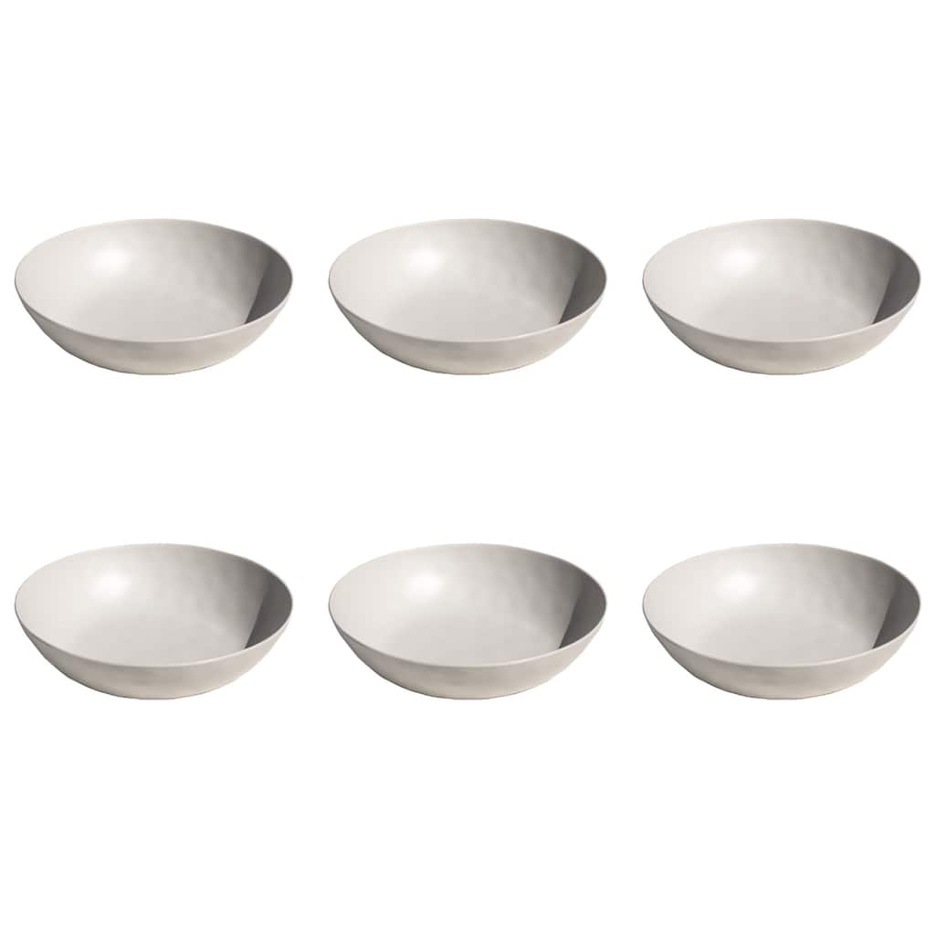 Abode Homewares Organic NewWave Melamine Low Bowl - 9.1" - Set of 6