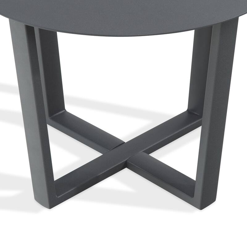 Aluminum Outdoor Side Table Patio End Table