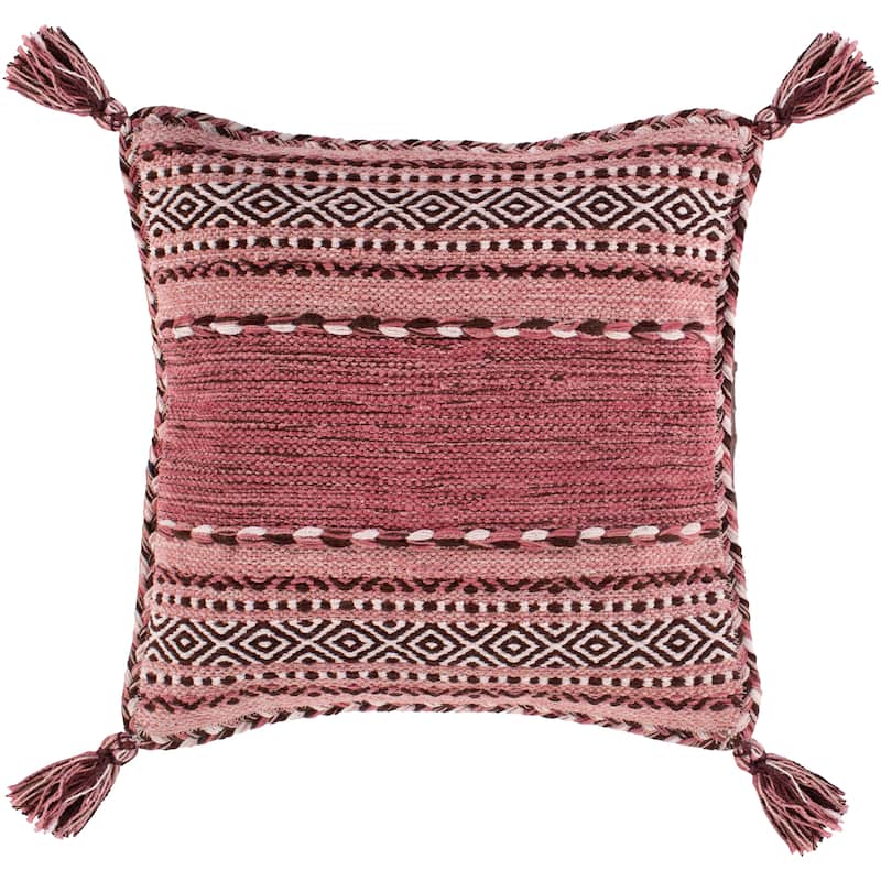 Artistic Weavers Southwest Tasseled 20-in. Square Throw Pillow (Poly OR Down Fill)